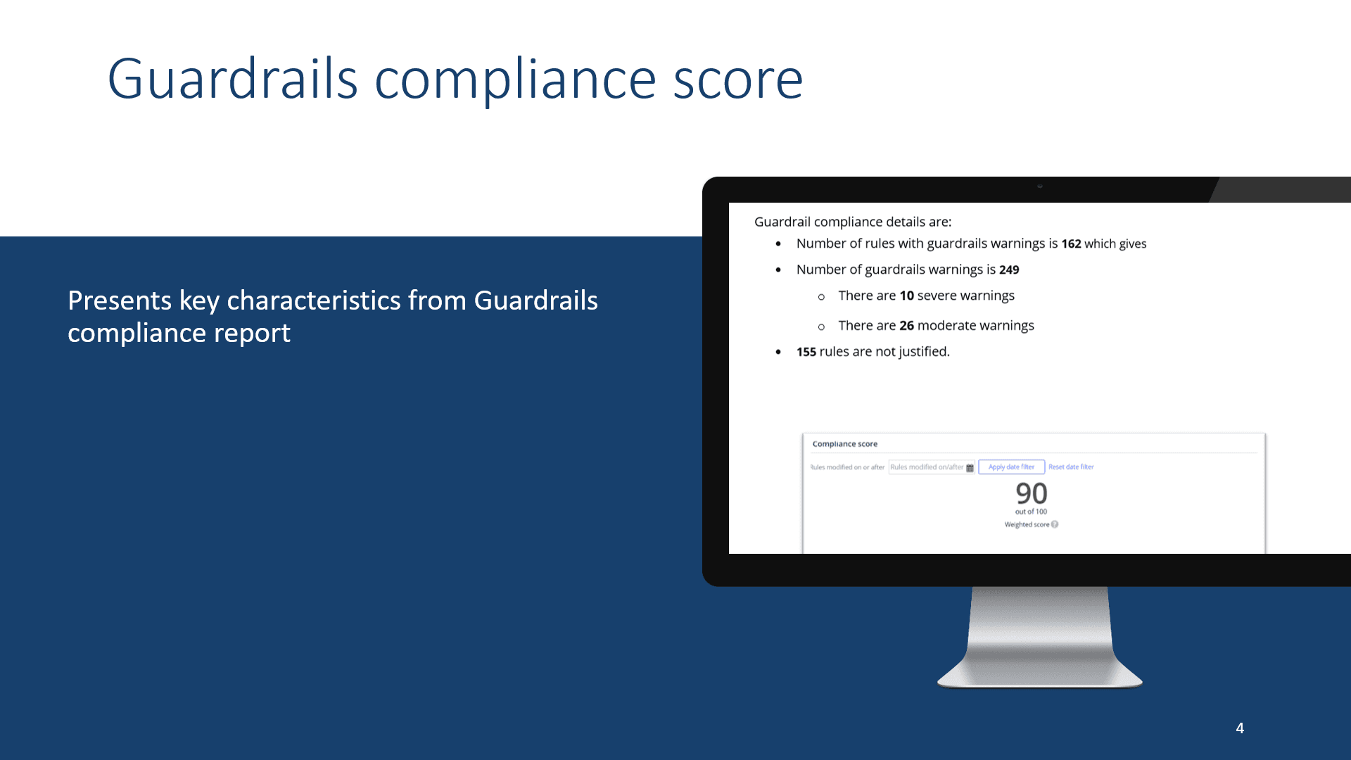 Implementation Review - Guardrails compliance score