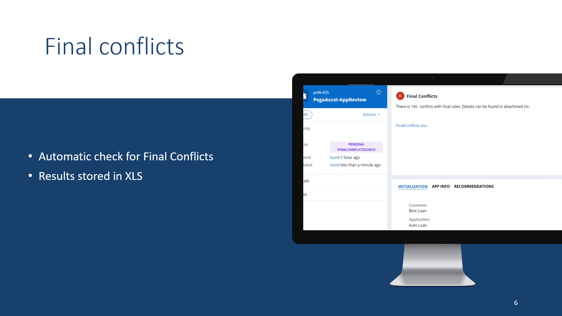 Implementation Review - Final confilcts